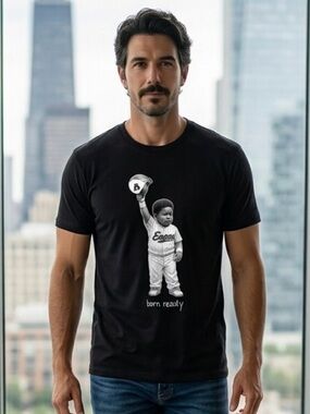 🆕 Vladdy ‘Born Ready' Baseball Graphic Tee - Black
